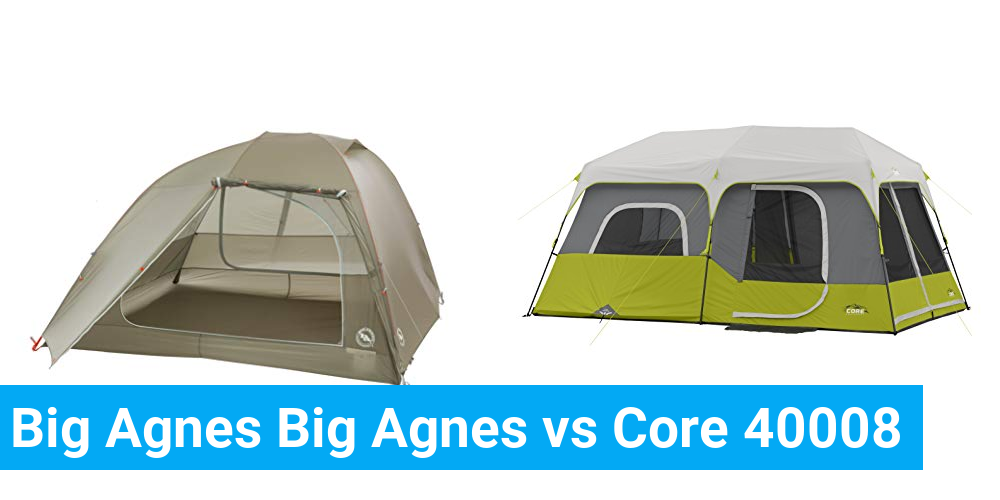 Big Agnes Big Agnes vs Core 40008 Product Comparison