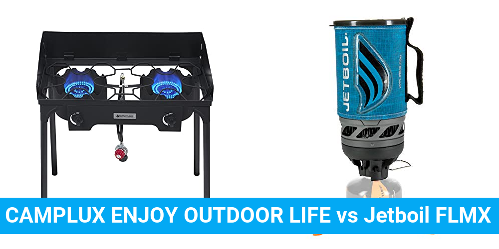 CAMPLUX ENJOY OUTDOOR LIFE vs Jetboil FLMX Product Comparison