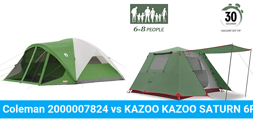 Coleman 2000007824 vs KAZOO KAZOO SATURN 6P Product Comparison