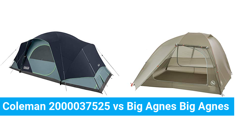 Coleman 2000037525 vs Big Agnes Big Agnes Product Comparison