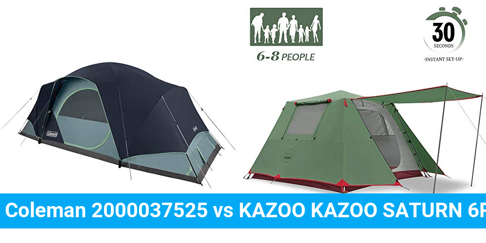 Coleman 2000037525 vs KAZOO KAZOO SATURN 6P Product Comparison