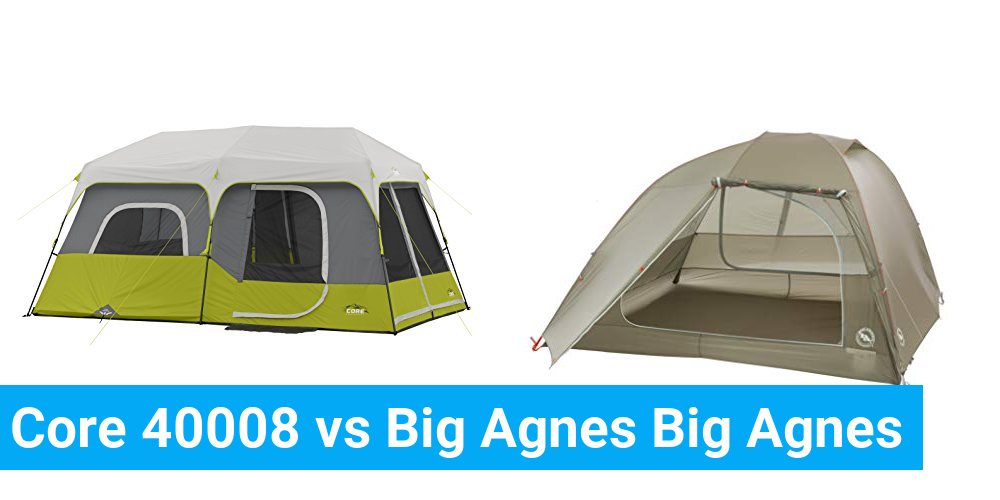 Core 40008 vs Big Agnes Big Agnes Product Comparison