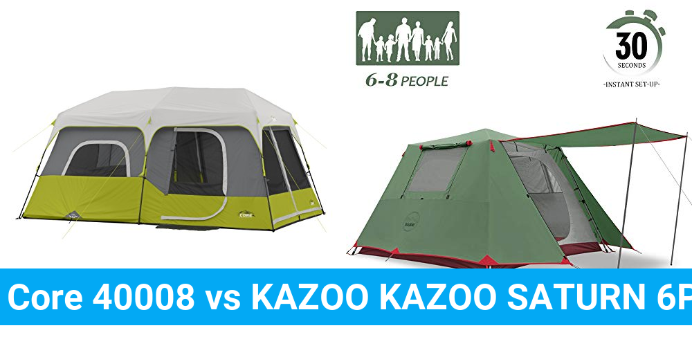 Core 40008 vs KAZOO KAZOO SATURN 6P Product Comparison