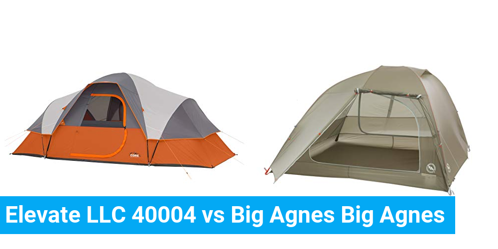 Elevate LLC 40004 vs Big Agnes Big Agnes Product Comparison