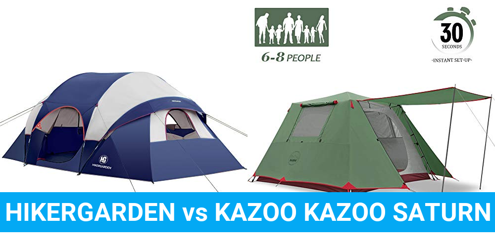 HIKERGARDEN vs KAZOO KAZOO SATURN 6P Product Comparison