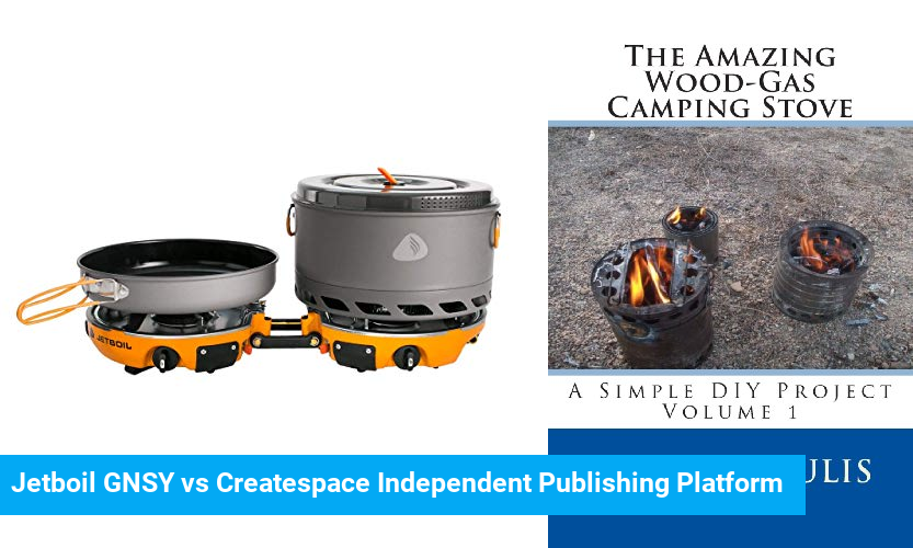 Jetboil GNSY vs Createspace Independent Publishing Platform Product Comparison