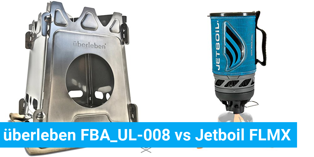 überleben FBA_UL-008 vs Jetboil FLMX Product Comparison